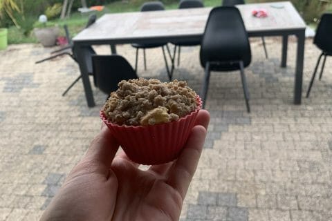 Cliquez pour zoomer ! Muffins aux pommes façon crumble Thermomix par ailyzou