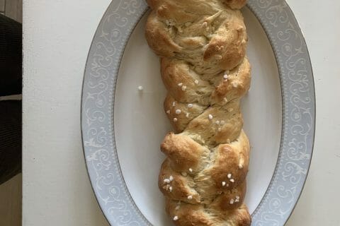 Cliquez pour zoomer ! Brioche tressée à la mie filante Thermomix par ailyzou