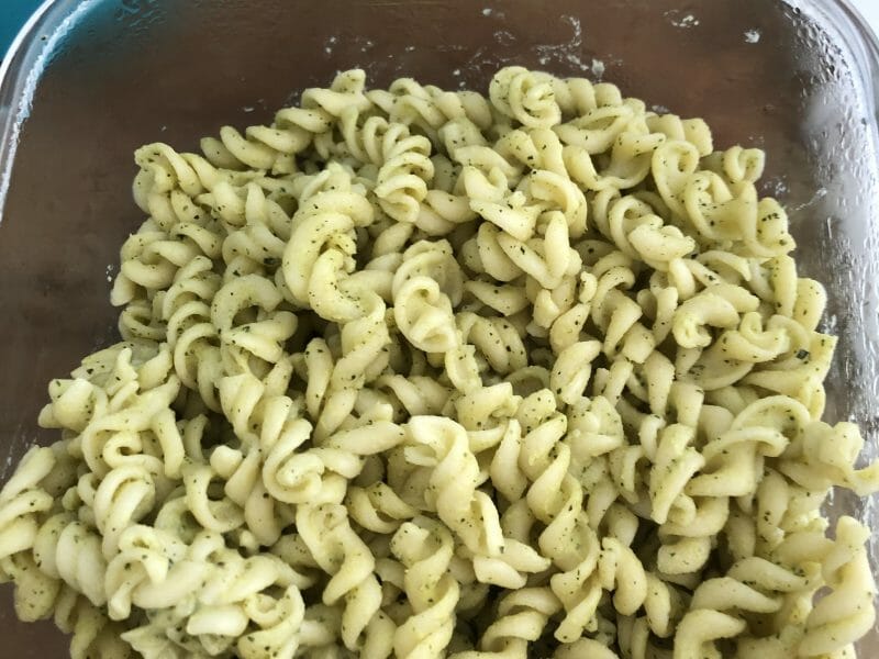 Cliquez pour zoomer ! Farfalle à la crème de courgettes Thermomix par cessstb