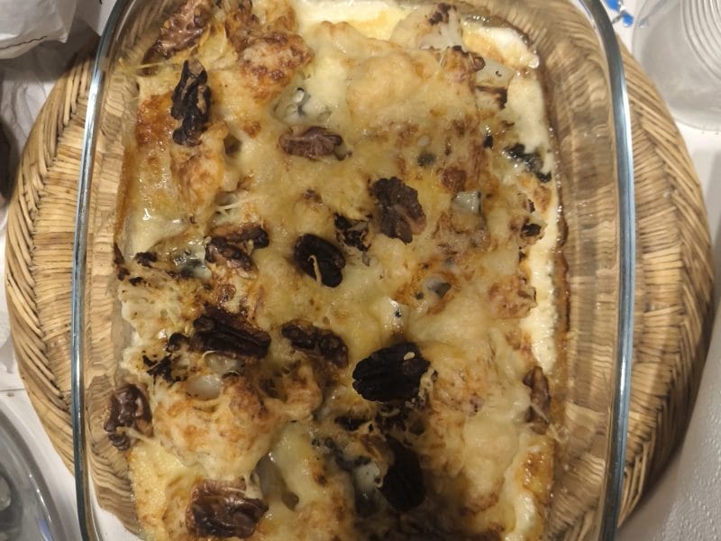 Cliquez pour zoomer ! Gratin de chou-fleur au gorgonzola et aux noix Thermomix par chris1983