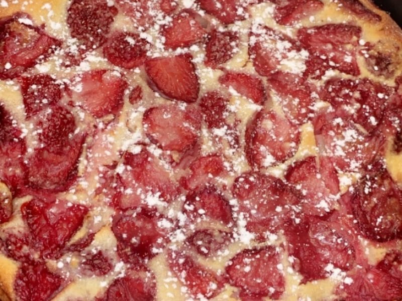 Cliquez pour zoomer ! Clafoutis aux fraises Thermomix par anahid