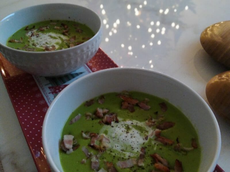 Cliquez pour zoomer ! Velouté de petits pois Thermomix par grosseloute