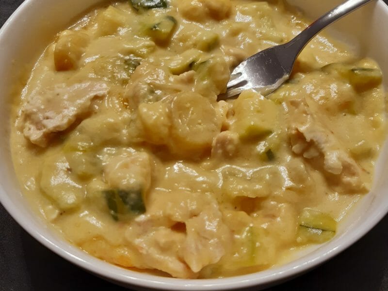 Cliquez pour zoomer ! Gratin de poulet et brocolis Thermomix par Mysteek