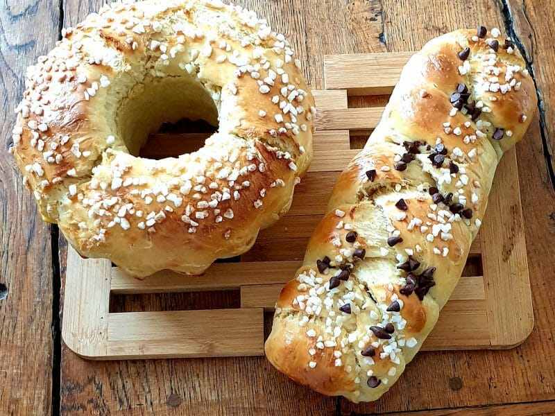 Cliquez pour zoomer ! Brioche tressée à la mie filante Thermomix par chopin2017