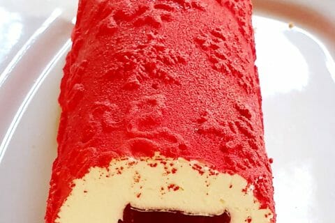 Cliquez pour zoomer ! Bûche citron et framboises Thermomix par chopin2017