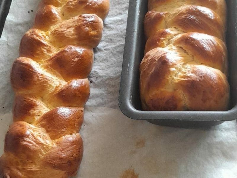 Cliquez pour zoomer ! Brioche tressée à la mie filante Thermomix par estelle_103