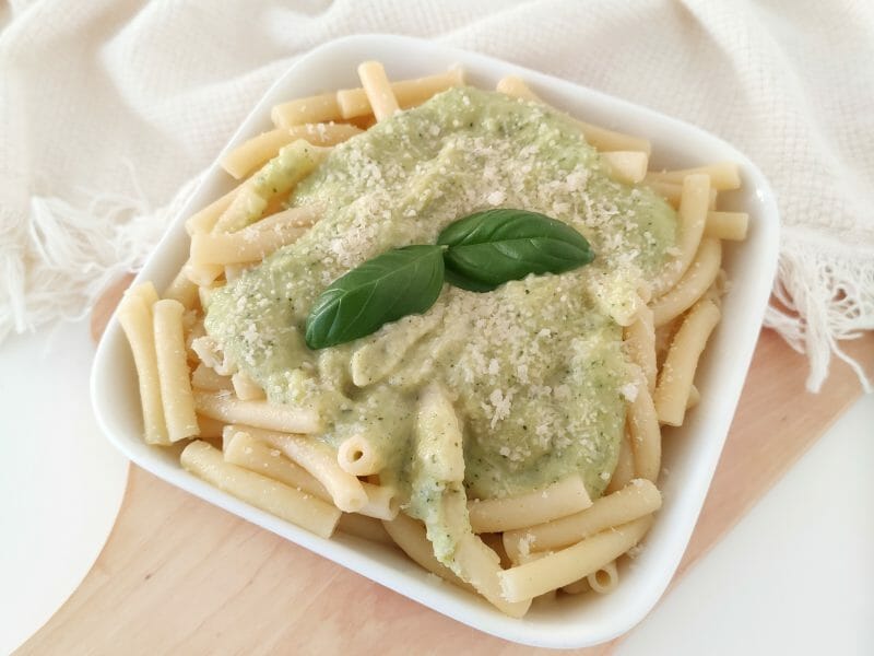 Cliquez pour zoomer ! Farfalle à la crème de courgettes Thermomix par xpetitcrabe