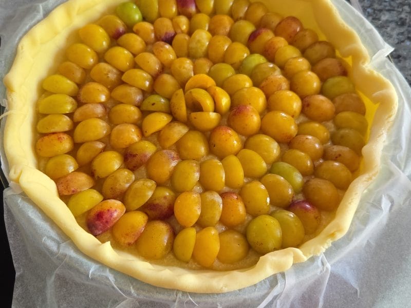 Cliquez pour zoomer ! Tarte aux mirabelles Thermomix par louloute67920