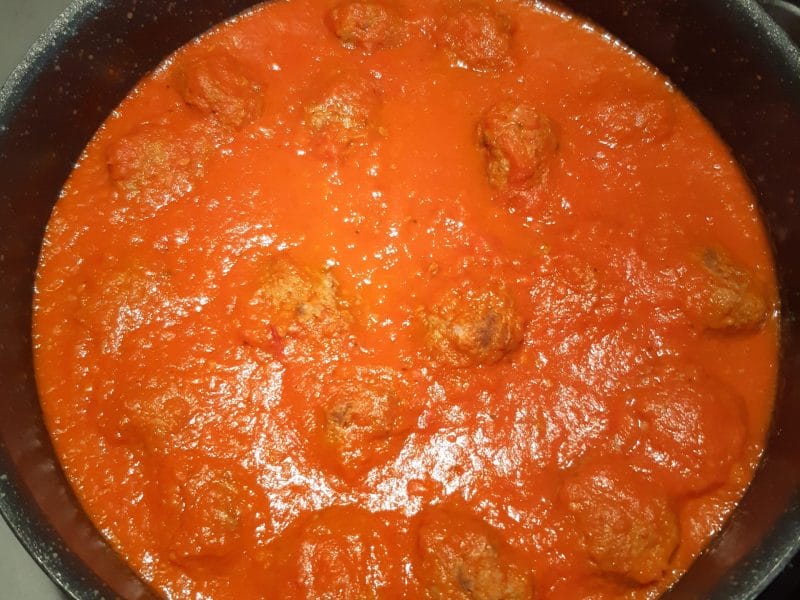 Cliquez pour zoomer ! Boulettes de viande à la sauce tomate Thermomix par CRICRI04420