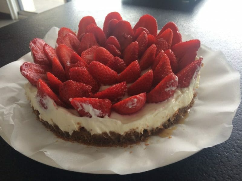 Cliquez pour zoomer ! Tarte aux fraises sans cuisson Thermomix par Ingrid1701