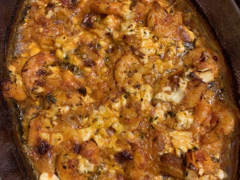 Cliquez pour zoomer ! Crevettes à la grecque Thermomix par Cordazzette