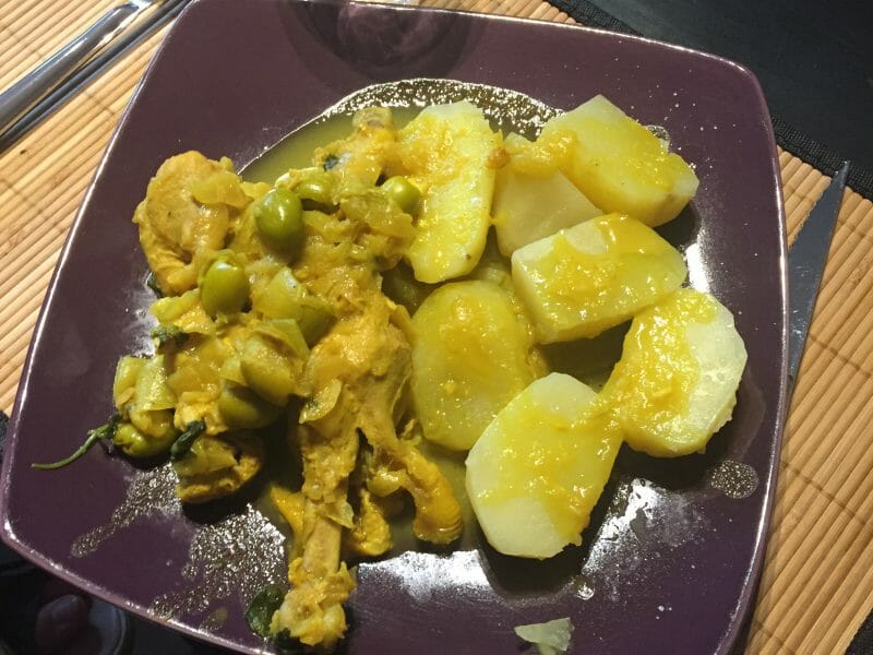 Cliquez pour zoomer ! Tajine de poulet aux olives Thermomix par pete37