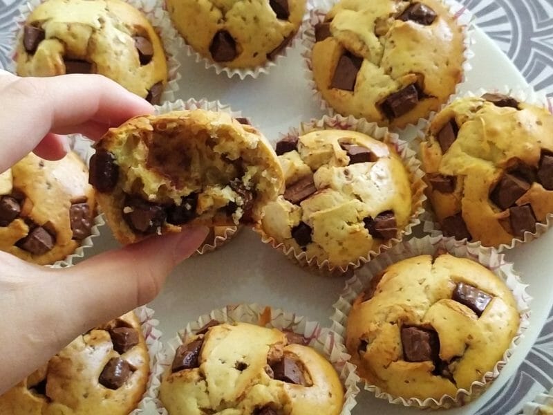 Cliquez pour zoomer ! Muffins aux pépites de chocolat Thermomix par clemenceuuuuh