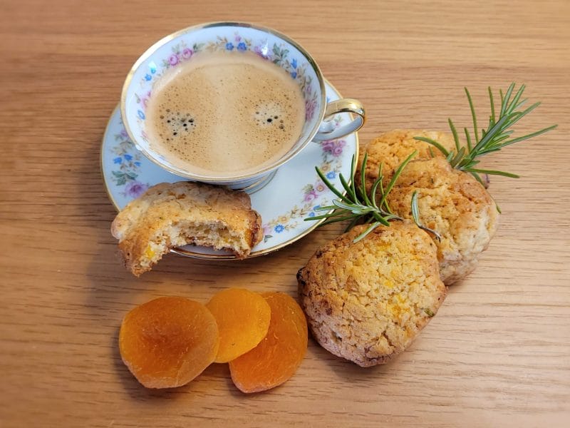 Cliquez pour zoomer ! Cookies romarin et abricots Thermomix par cflo68🐞