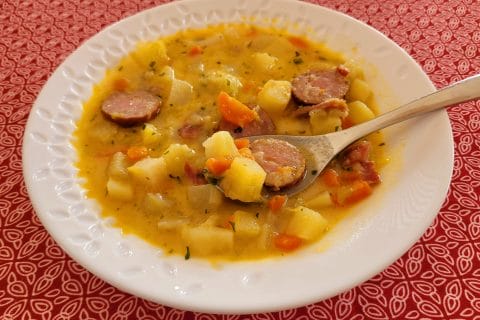 Cliquez pour zoomer ! Soupe rustique de pommes de terre Thermomix par cflo68🐞