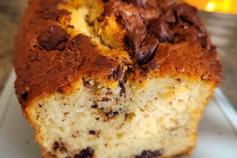 Cliquez pour zoomer ! Cake à la ricotta et aux pépites de chocolat Thermomix par cflo68🐞