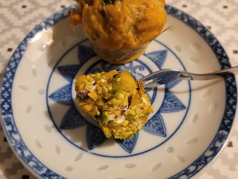 Cliquez pour zoomer ! Bouchées raisin chèvre et pistache Thermomix par cflo68🐞