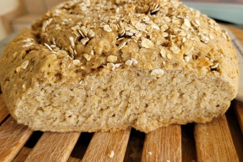 Cliquez pour zoomer ! Pain aux flocons d’avoine en cocotte Thermomix par cflo68🐞