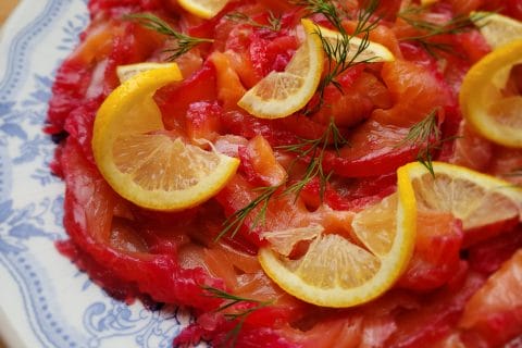 Cliquez pour zoomer ! Saumon gravlax Thermomix par cflo68🐞