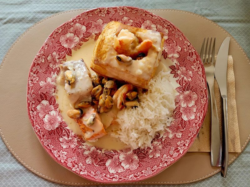 Cliquez pour zoomer ! Saumon à la sauce diéppoise Thermomix par cflo68🐞