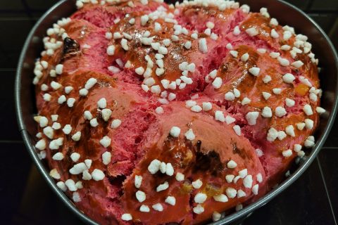 Cliquez pour zoomer ! Brioche mascarpone et fruits confits Thermomix par cflo68🐞