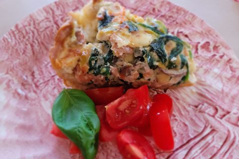 Cliquez pour zoomer ! Gâteau poireaux, lardons et fromage Thermomix par cflo68🐞