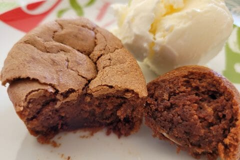 Cliquez pour zoomer ! Fondant à la crème de marron et au chocolat Thermomix par cflo68🐞