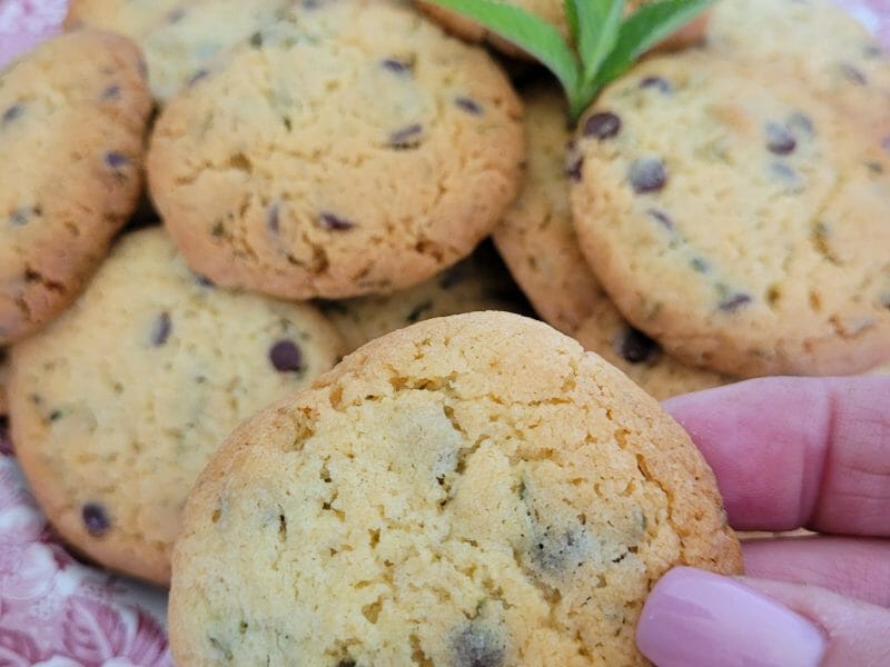Cliquez pour zoomer ! Cookies menthe choco Thermomix par cflo68🐞