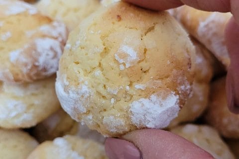 Cliquez pour zoomer ! Craquelés au citron Thermomix par cflo68🐞