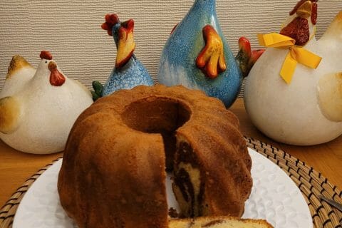 Cliquez pour zoomer ! Marbré au chocolat Thermomix par cflo68🐞