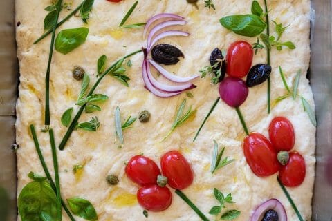 Cliquez pour zoomer ! Focaccia Thermomix par cflo68🐞