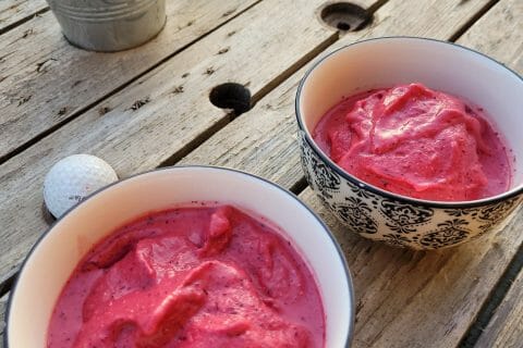 Cliquez pour zoomer ! Sorbet aux cerises Thermomix par cflo68🐞