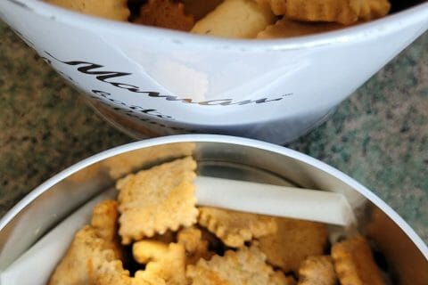 Cliquez pour zoomer ! Canistrelli salés à la châtaigne et aux herbes Thermomix par cflo68🐞