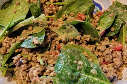 Cliquez pour zoomer ! Salade de lentilles à la grecque Thermomix par cflo68🐞