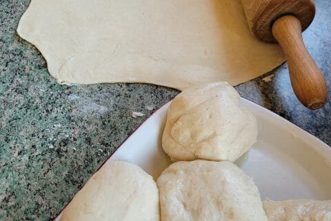 Cliquez pour zoomer ! Naans à l’ail et à la coriandre Thermomix par cflo68🐞
