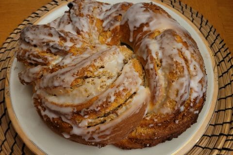 Cliquez pour zoomer ! Brioche tressée aux noisettes Thermomix par cflo68🐞