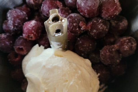 Cliquez pour zoomer ! Sorbet aux cerises Thermomix par cflo68🐞