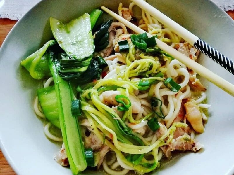 Cliquez pour zoomer ! Bo Bun de crevettes marinées Thermomix par cflo68🐞