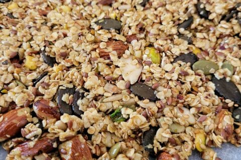 Cliquez pour zoomer ! Granola salé Thermomix par cflo68🐞