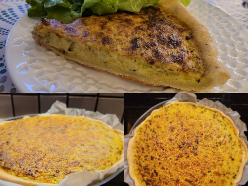 Cliquez pour zoomer ! Tarte courgette, jambon & chèvre Thermomix par cflo68🐞