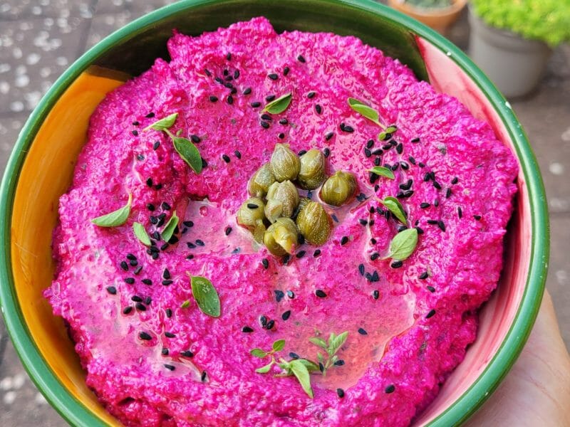 Cliquez pour zoomer ! Tartinade betterave-feta Thermomix par cflo68🐞