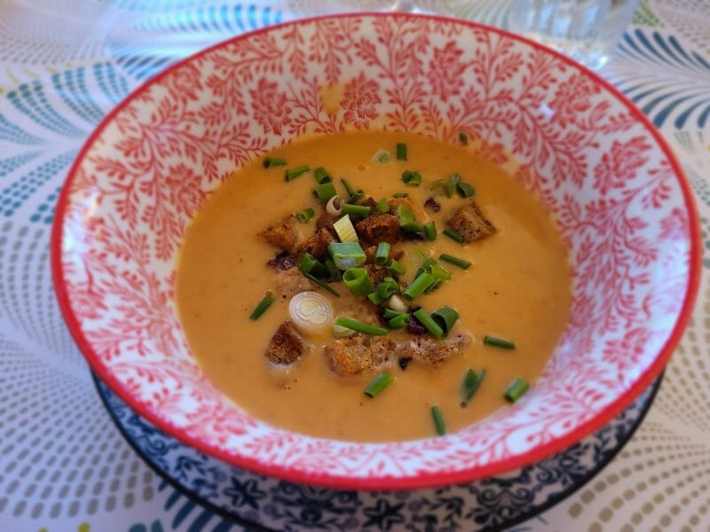 Cliquez pour zoomer ! Velouté de haricots blancs et chorizo Thermomix par cflo68🐞