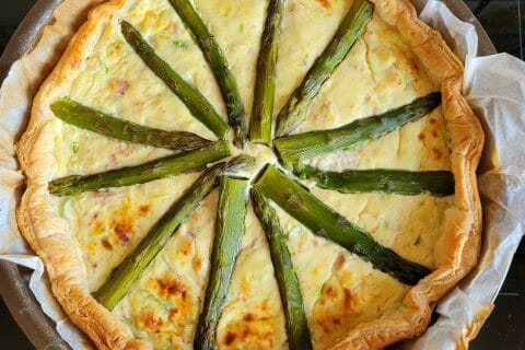 Cliquez pour zoomer ! Tarte asperges et ricotta Thermomix par cflo68🐞