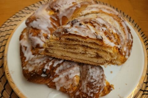 Cliquez pour zoomer ! Brioche tressée aux noisettes Thermomix par cflo68🐞