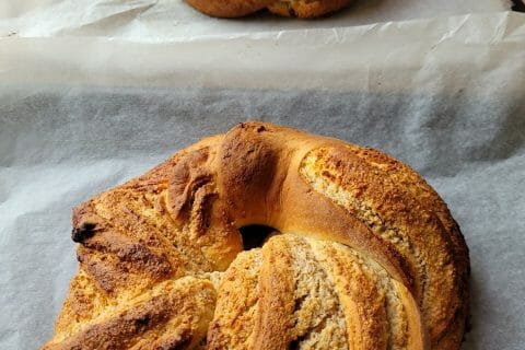 Cliquez pour zoomer ! Brioche tressée aux noisettes Thermomix par cflo68🐞