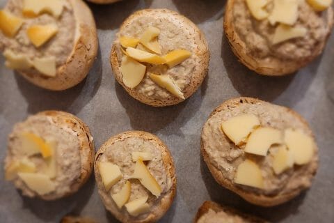 Cliquez pour zoomer ! Champignons farcis Thermomix par cflo68🐞