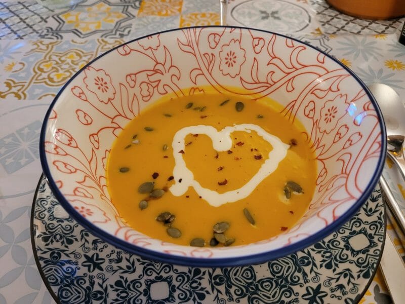 Cliquez pour zoomer ! Crème de potiron et carottes au lait de coco Thermomix par cflo68🐞