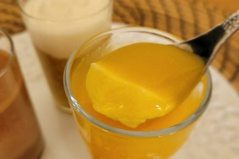 Cliquez pour zoomer ! Panna cotta coco mangue Thermomix par cflo68🐞