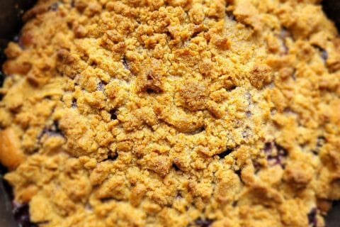 Cliquez pour zoomer ! Crumb cake framboises Thermomix par cflo68🐞