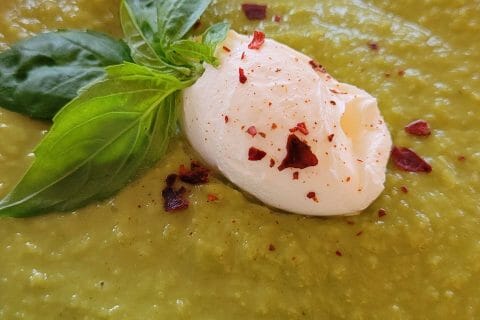 Cliquez pour zoomer ! Velouté glacé de petits pois à la menthe Thermomix par cflo68🐞
